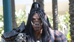 Ork z populární hry Warcraft v americkém Anaheimu na veletrhu BlizzCon.