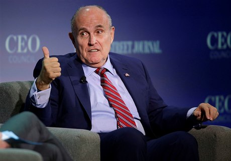 Bývalý starosta New Yorku a poradce Donalda Trumpa Rudy Giuliani
