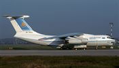 Iljuin Il-76TD, registrace UN-76435, kter nad Indi narazil do Jumbo jetu..