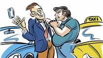 Problematický vztah řidičů Uberu a taxislužby Problematický vztah řidičů Uberu a taxislužby