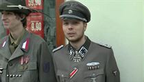 Muž v uniformě SS na pietě v Rakovníku. | na serveru Lidovky.cz | aktuální zprávy