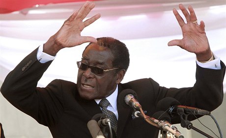Robert Mugabe se se svými sportovci vbec nemazal.