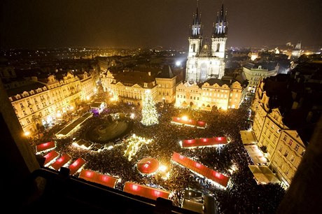 Vánoce na Staromstském námstí - ilustraní foto.