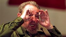 Castro na snmku z roku 1999.