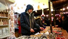 V sobotu zaaly v Brn také vánoní trhy.