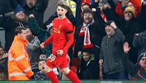 Ben Woodburn slaví svůj premiérový gól za Liverpool. | na serveru Lidovky.cz | aktuální zprávy
