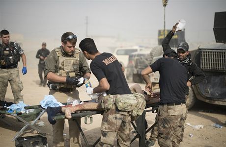 Slovent zchrani v prvn linii boj o Mosul.