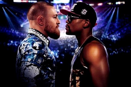 Conor McGregor a Floyd Mayweather.