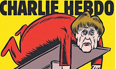 Nmecká kancléka Angela Merkelová na titulní stránce nmecké verze asopisu...