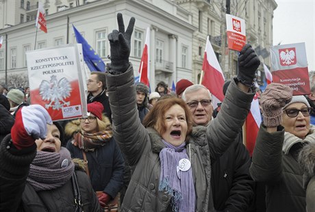 Protesty v Polsku pokraují.