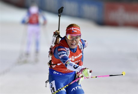 Gabriela Koukalová z  R dojela na osmém míst.