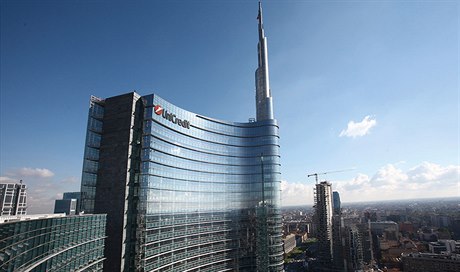 Sídlo UniCredit Bank v italském Milán.