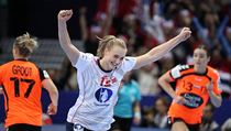 Házenkářka Norska slaví branku na evropském šampionátu. | na serveru Lidovky.cz | aktuální zprávy