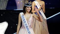 Pska Miss Portoriko byla symbolicky pekryta erpou Miss World.