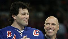 Mark Messier a Jaromír Jágr.