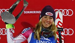 Mikaela Shiffrinová vyhrála slalom i na PS v Semmeringu.