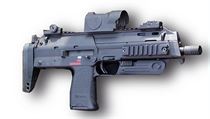 Aktuln verze samopalu Heckler & Koch MP7A1 re 4.60x30mm.