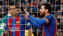 Lionel Messi a Luis Surez.