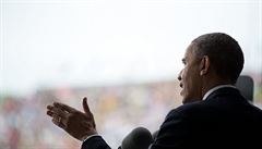 Prezident Obama pronesl úvodní e ke kadetm Vojenské akademie Spojených stát...