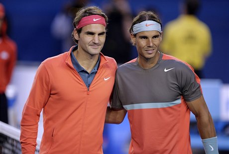 Roger Federer a Rafael Nadal.