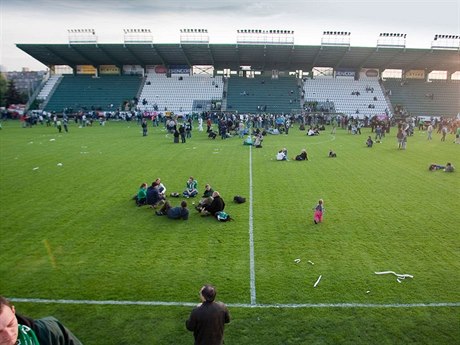 olíek, stadion fotbalist Bohemians 1905, jeho budoucnost je nejistá