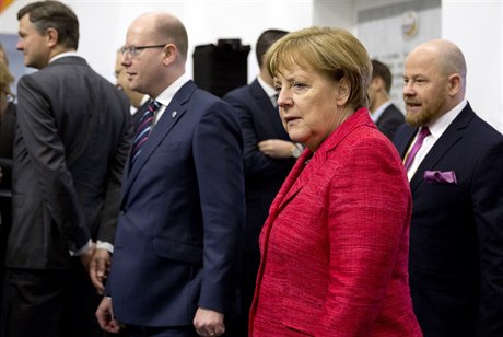 Nmecká kancléka Angela Merkelová na summitu na Malt.