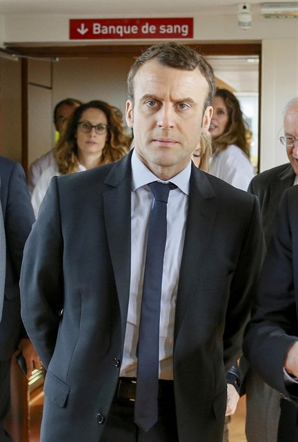 éf francouzského politického hnutí En Marche Emmanuel Macron.