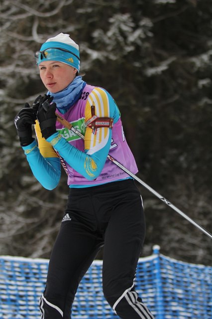 Olga Poltoraninová je jedním ze ty podezelých kazaských biatlonist.