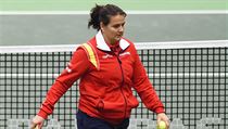 Nehrající kapitánka Conchita Martínezová při tréninku na 1. kolo Fed Cupu pro... | na serveru Lidovky.cz | aktuální zprávy