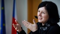 Eurokomisařka Věra Jourová. Eurokomisařka Věra Jourová.