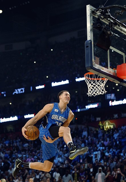 Basketbalista Aaron Gordon.