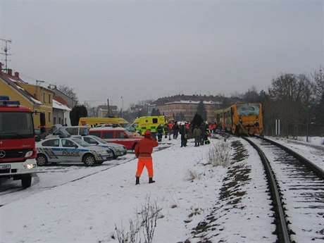 Nehoda vlaku - ilustraní foto