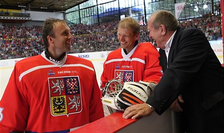 Josef Augusta byl u hokejist vdy oblíben.