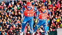 Michal Krčmář a Michal Šlesingr na trati sprintu na světovém šampionátu v... | na serveru Lidovky.cz | aktuální zprávy