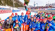 Český tým slaví bronz Gabriely Koukalové na biatlonovém mistrovství světa 2017. | na serveru Lidovky.cz | aktuální zprávy
