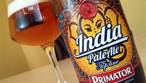 Láhev piva Primátor India Pale Ale, na níž je vyobrazen indický bůh Ganéša. | na serveru Lidovky.cz | aktuální zprávy