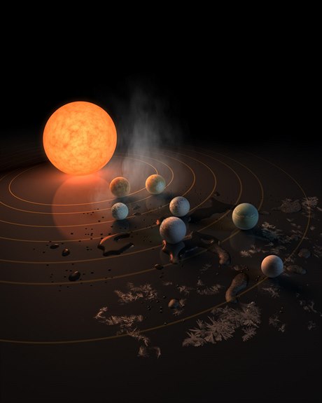 Planety, které obíhají kolem mimoádn chladného erveného trpaslíka...