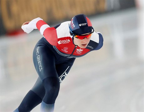 Martina Sáblíková na vícebojaském ampionátu v Hamaru.