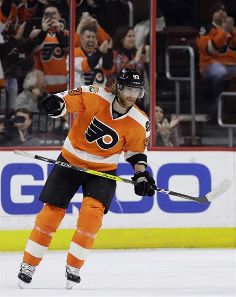 Hokejista Jakub Voráek z týmu Philadelphia Flyers.