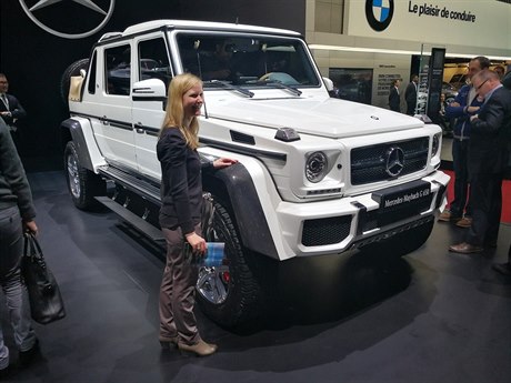 Mercedes-Maybach G650 na autosalonu v enev