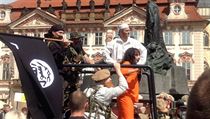 Martin Konvička během akce Okupanti obsazují Prahu. | na serveru Lidovky.cz | aktuální zprávy
