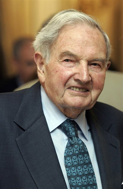 David Rockefeller na snímku z roku 2007