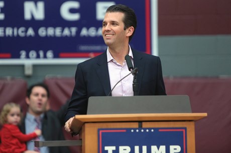 Donald Trump junior, syn prezidenta USA Donalda Trumpa.