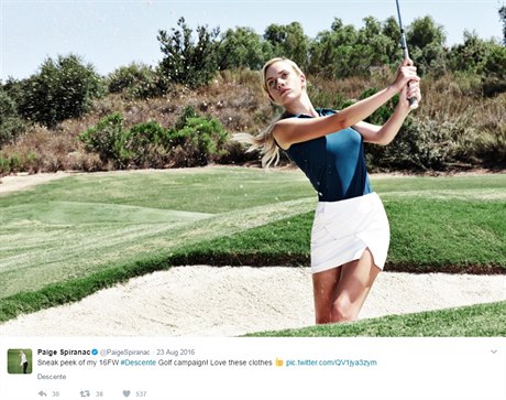 Paige Spiranac vyhrála ve své profesionální kariée jeden turnaj.