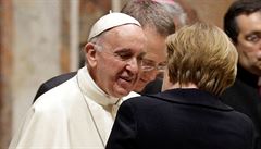 Angela Merkelová a pape Frantiek