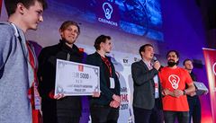 Vítzný tým na Hackathonu 2017.