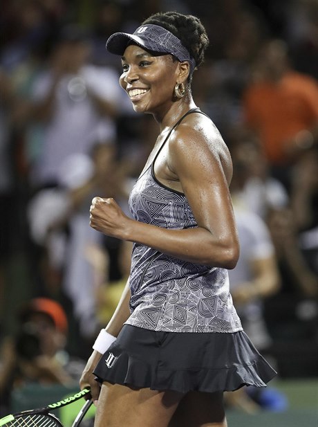 Spokojená Venus Williamsová.