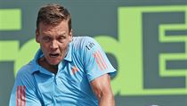 Tomáš Berdych v zápase proti Rogeru Federerovi. | na serveru Lidovky.cz | aktuální zprávy