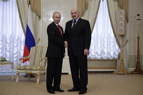Vladimir Putin a Alexandr Lukaenko