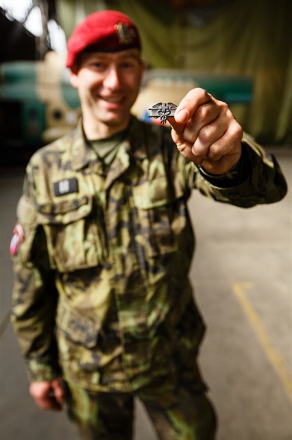 Prestiní odznak americké armády Expert Field Medical Badge